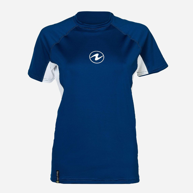 AQUALUNG LOOSE FIT RASHGUARD - Women's Short Sleeve - Outside The Asylum Diving & Travel