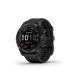 Garmin Fenix 7  Sapphire Solar Watch 47mm, Black DLC Titanium with Black Silicone Band