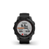 Garmin Fenix 7  Sapphire Solar Watch 47mm, Black DLC Titanium with Black Silicone Band