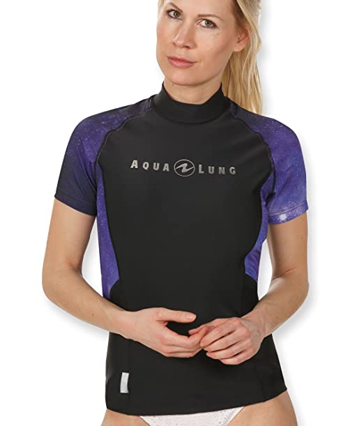 Aqua Lung Rashguard Women's Purple Twilight S/S - Outside The Asylum Diving & Travel