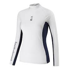 Fourth Element Hydroskin Womens L/S Rashguard Blue/White - Outside The Asylum Diving & Travel