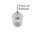 HP Sealing DIN Plug w/Pressure Release - Outside The Asylum Diving & Travel