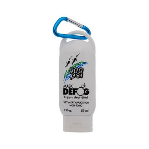 500 PSI 2 oz Mask Defog Sport Bottle with Carabiner - Outside The Asylum Diving & Travel