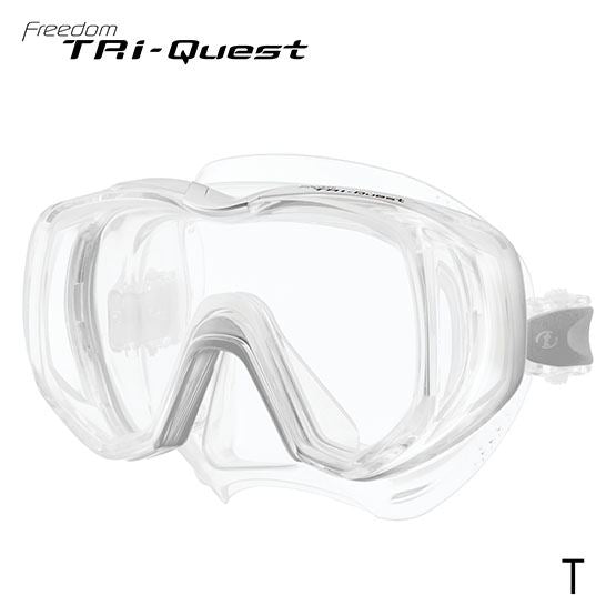 Tusa Freedom Tri-Quest Mask - Outside The Asylum Diving & Travel