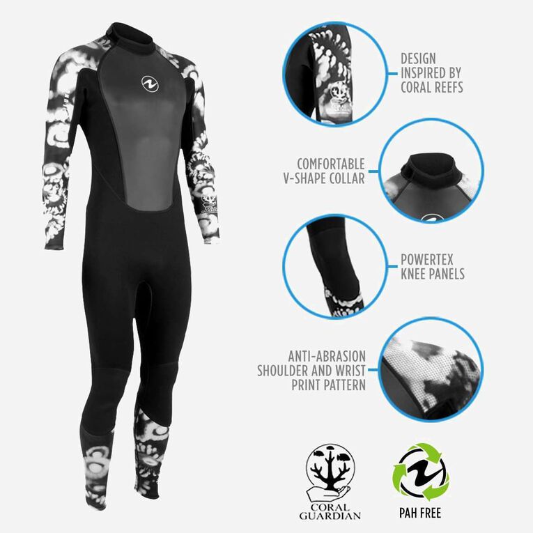 Aqua Lung HydroFlex 3mm Coral Guardian Wetsuit Men - Outside The Asylum Diving & Travel